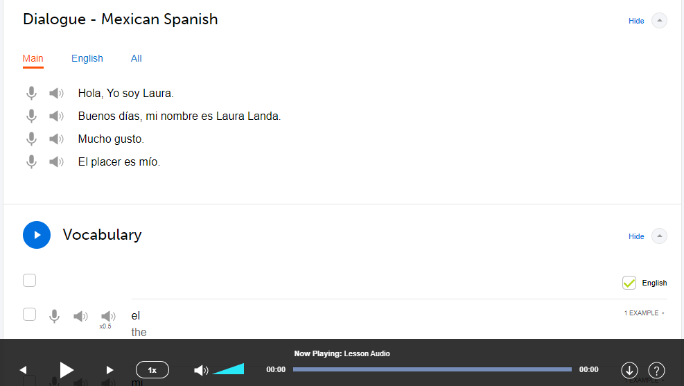 คอร์สเรียนภาษาสเปน SpanishPod101