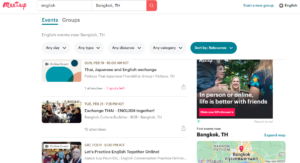 meetup english