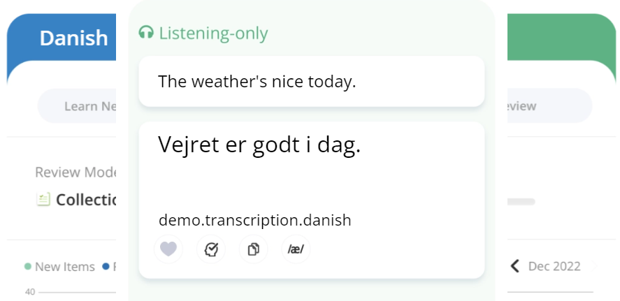คอร์สเรียนภาษาเดนมาร์ก Glossika Danish