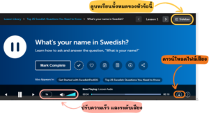 SwedishPod101 เสียง